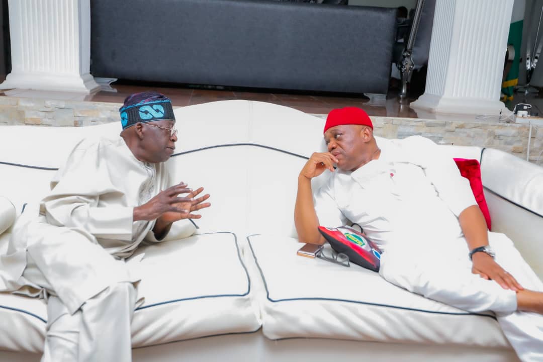 Tinubu greets Orji Kalu at 65