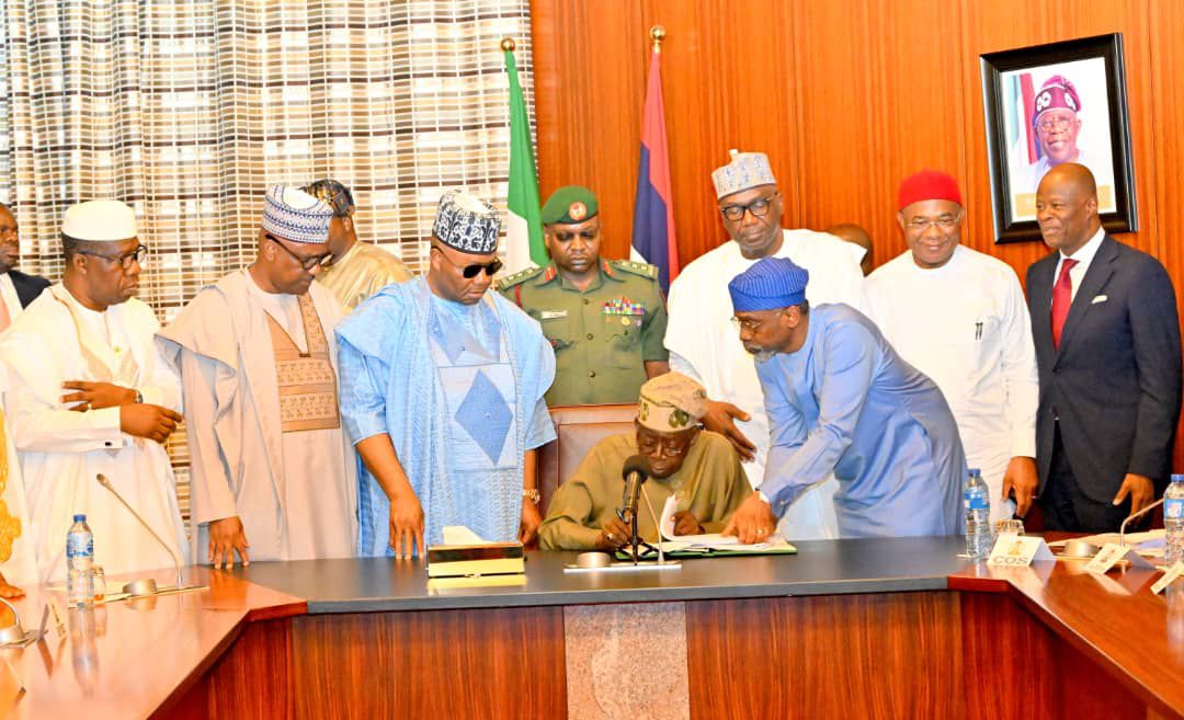 Tinubu signs tax reform bills into law