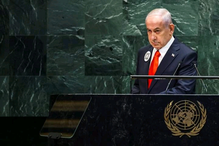 Photos: Netanyahu’s UN speech met with boycott, delegations walk out